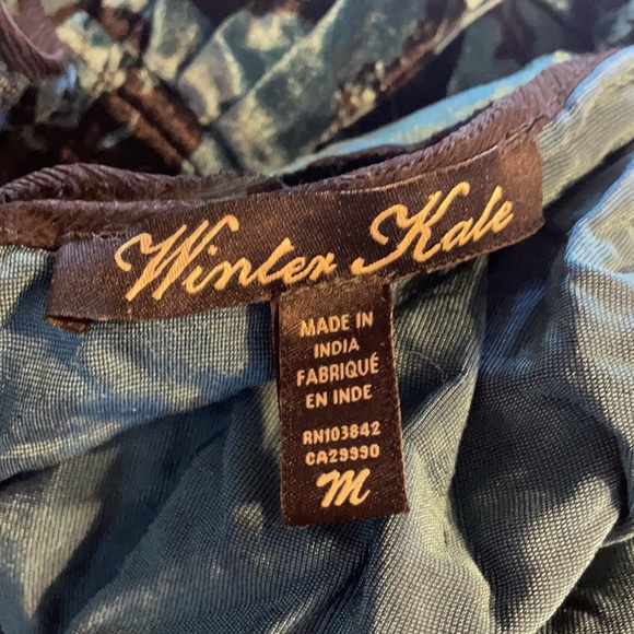 WINTER KATE SzM velvet burnout twist tank - Picture 5 of 5